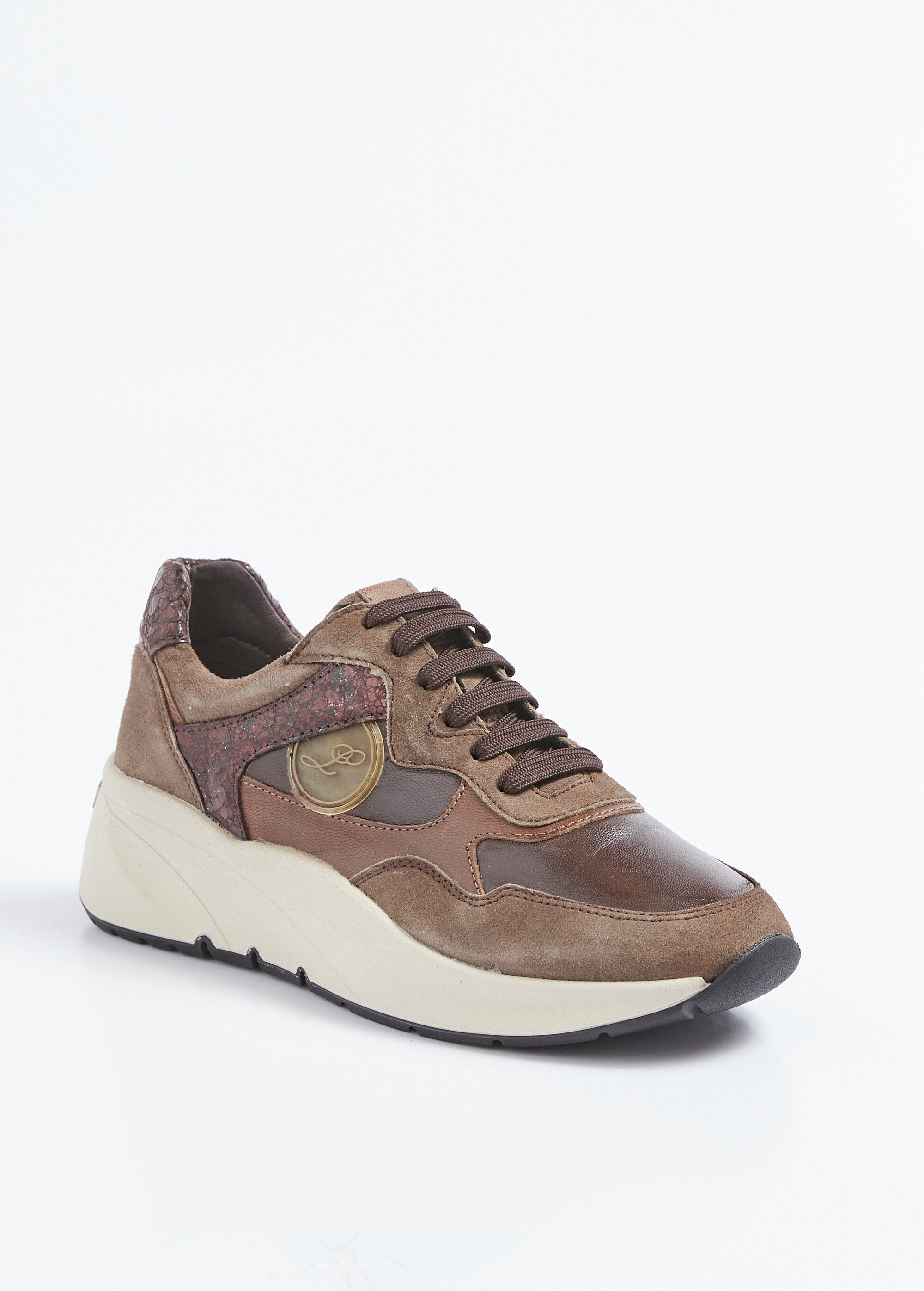 Multi-material_leather_sportswear_sneakers_Brown_FA1_slim