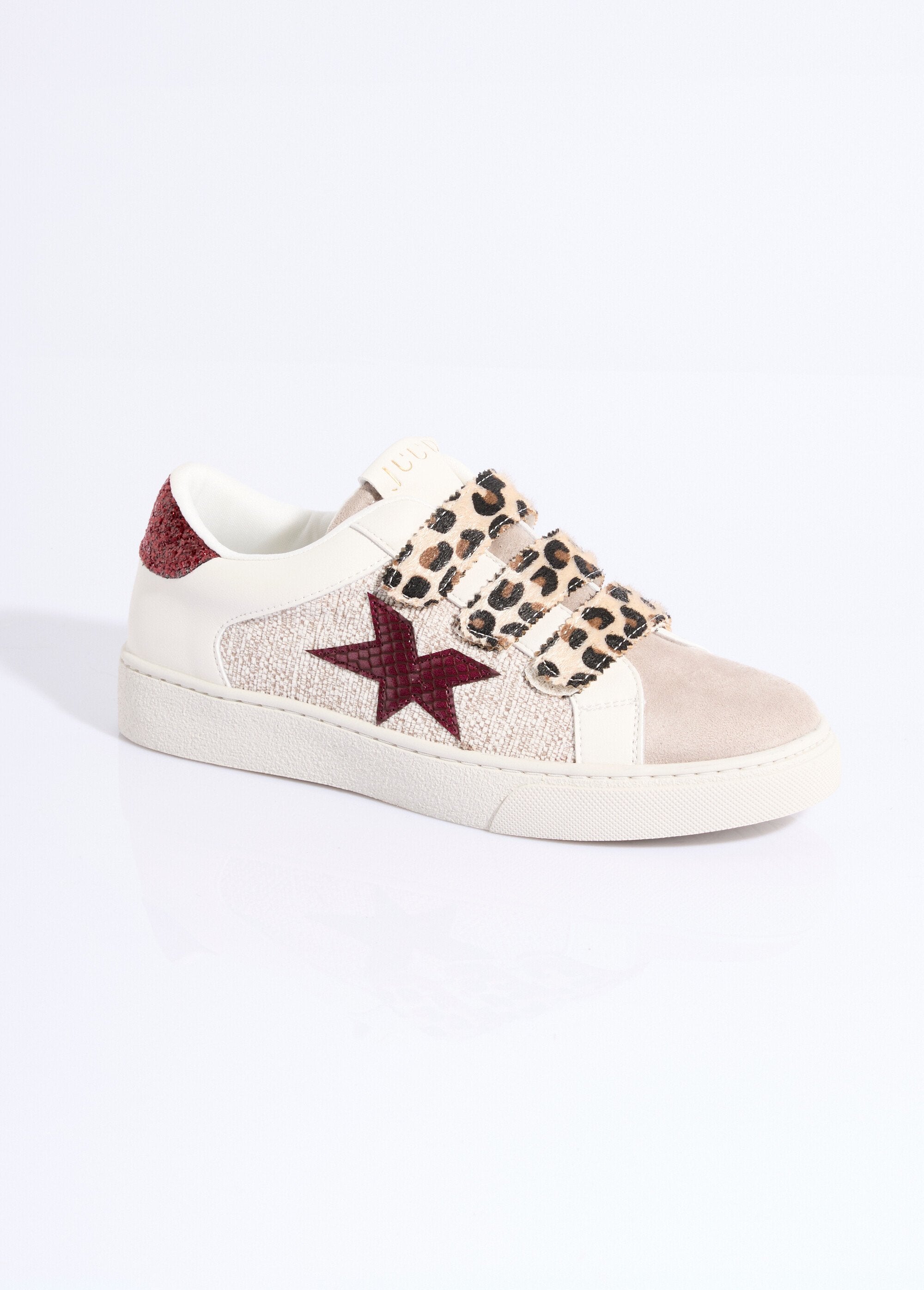 Trendy_multi-material_sneakers_with_Velcro_Beige_and_burgundy_FA1_slim