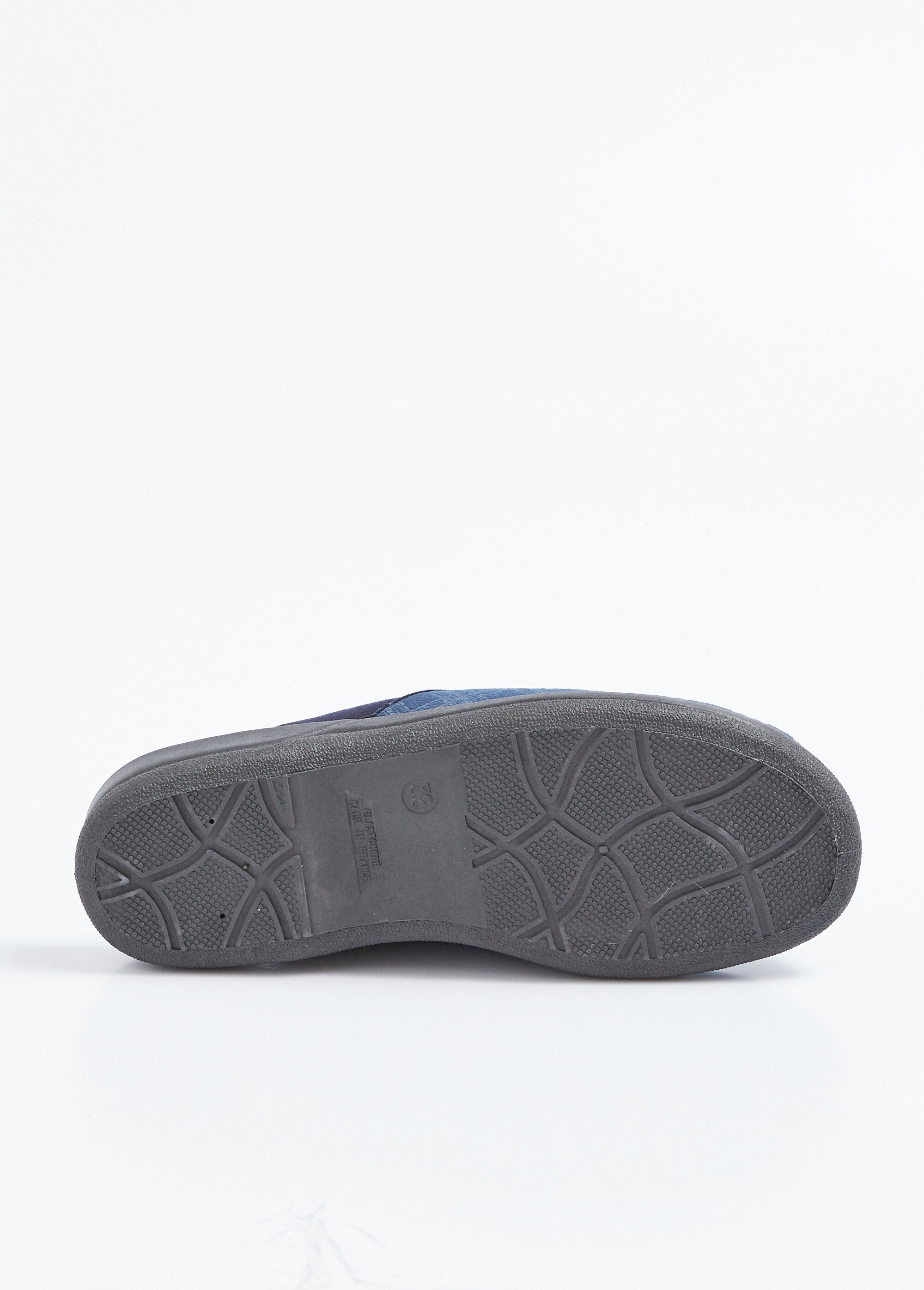 Unisex_comfort_width_wedge_mule_slippers_Marine_UN1_slim