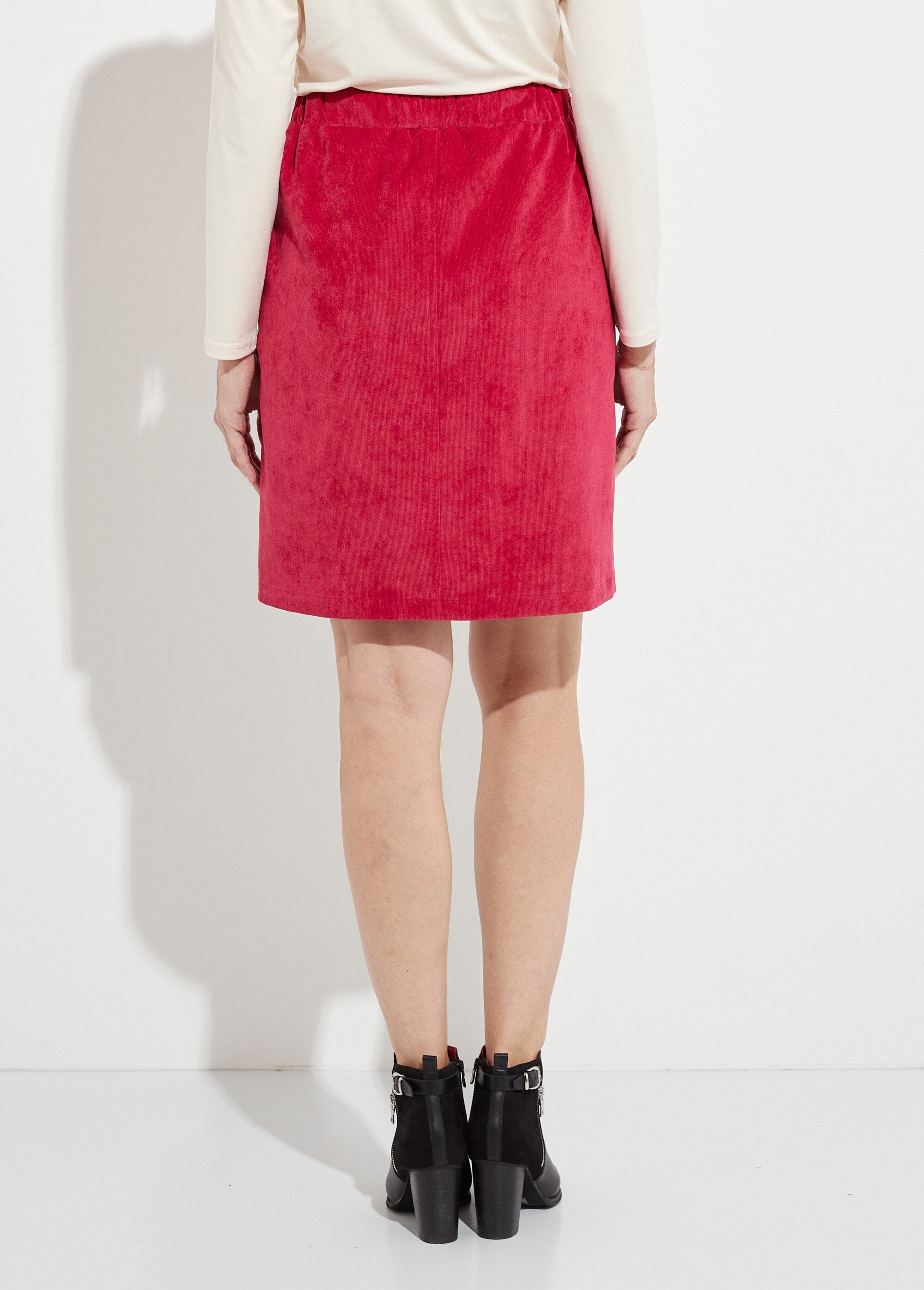 Short,_straight_corduroy_skirt_with_a_semi-elasticated_waistband_Red_DO1_slim