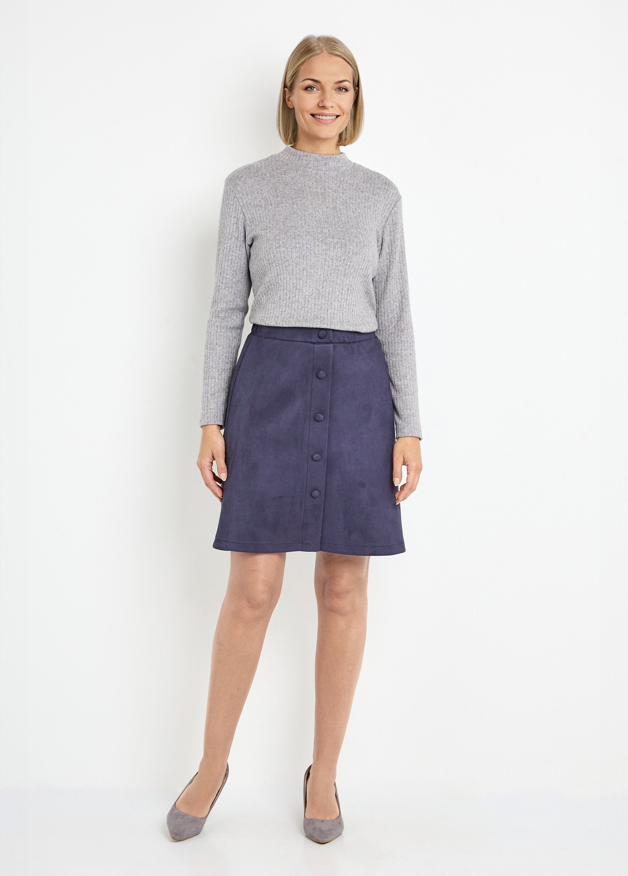 Short_straight_skirt_in_suede-effect_buttoned_fabric_Marine_SF1_slim