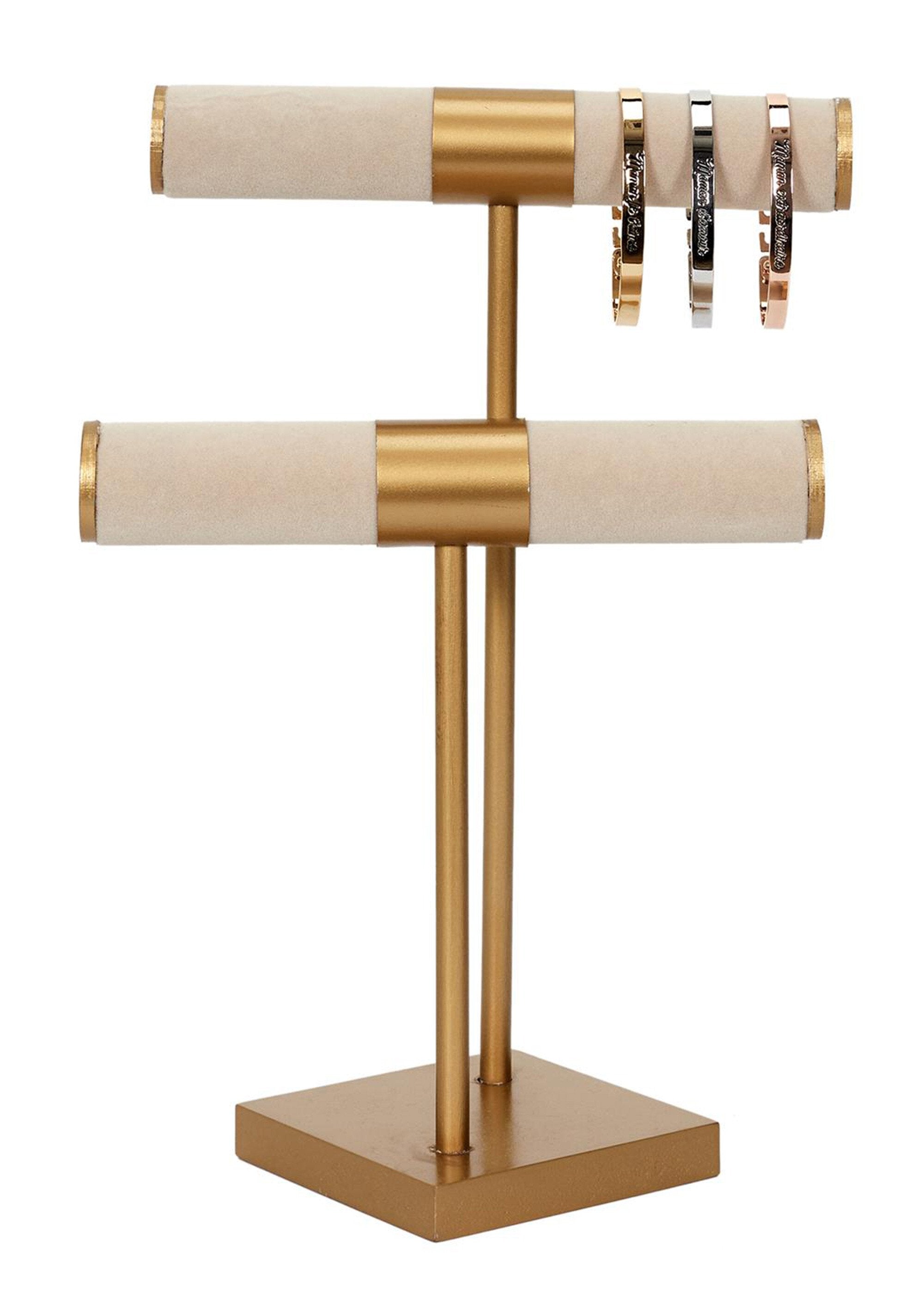Two-tier_jewelry_stand_on_a_metal_base_Beige_and_gold_SF1_slim