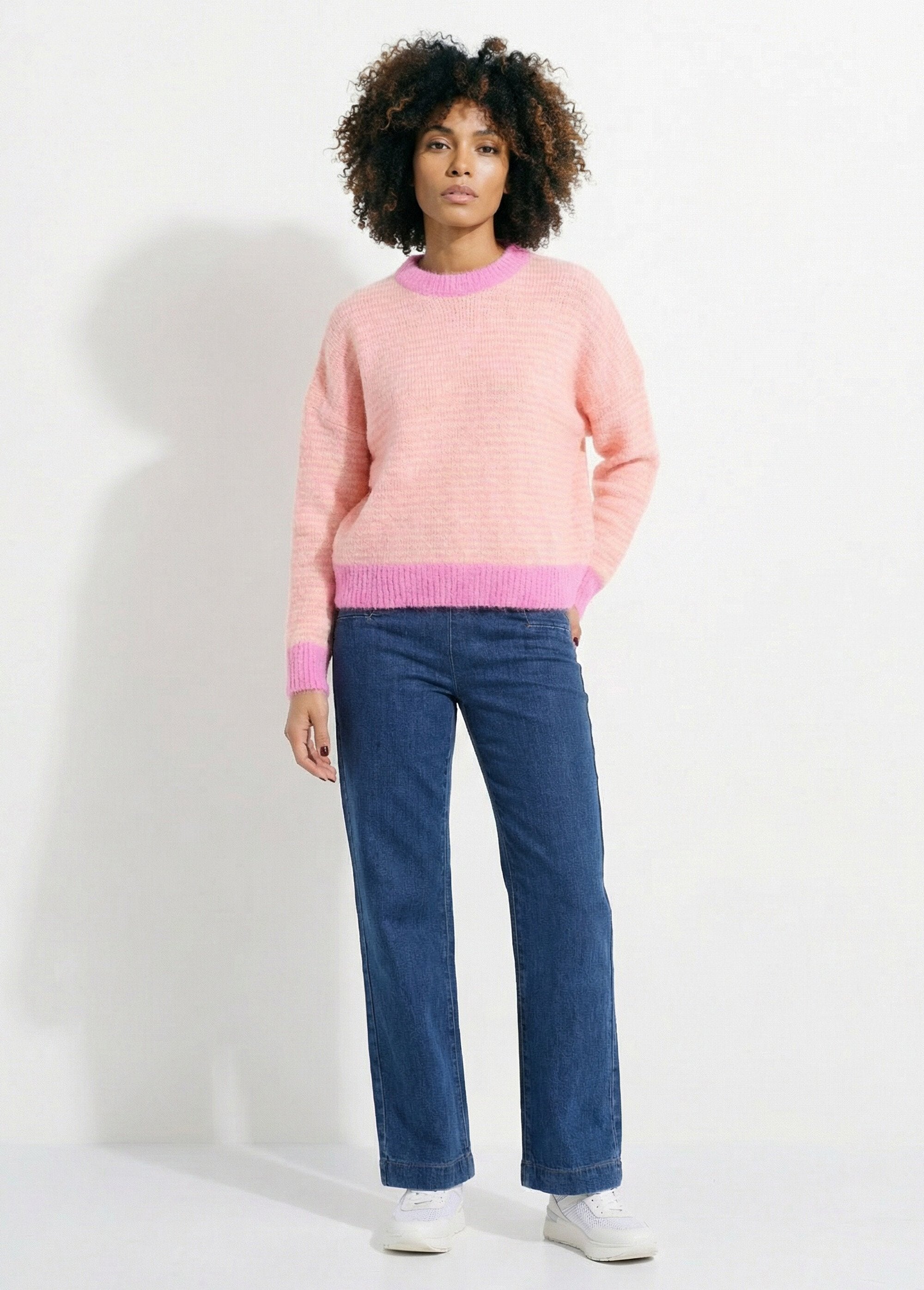 Fluffy_pastel_striped_loose_fit_sweater_Coral_and_pink_SF1_slim