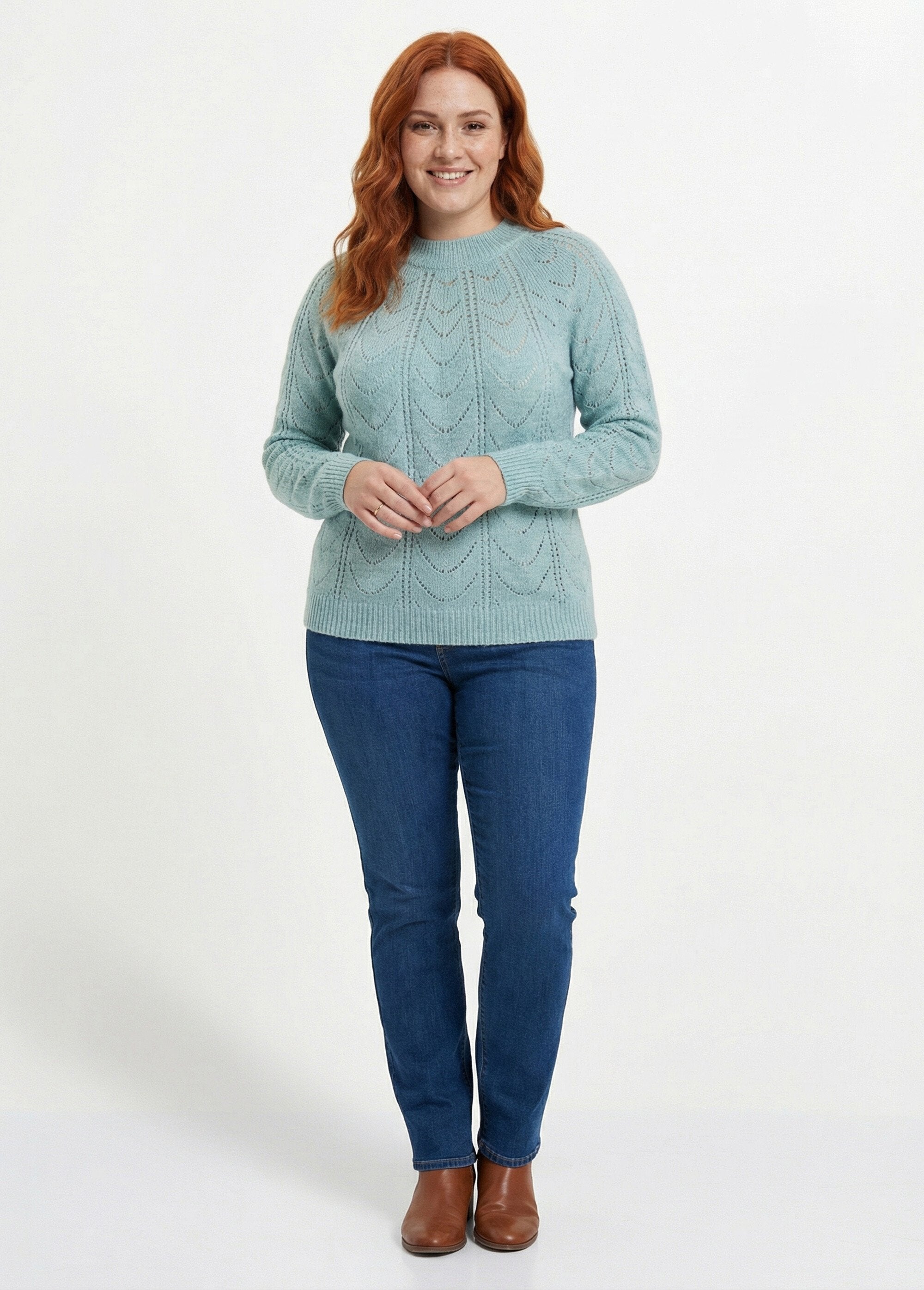 Round_neck_openwork_heathered_knit_sweater_Aqua_SF1_curvy