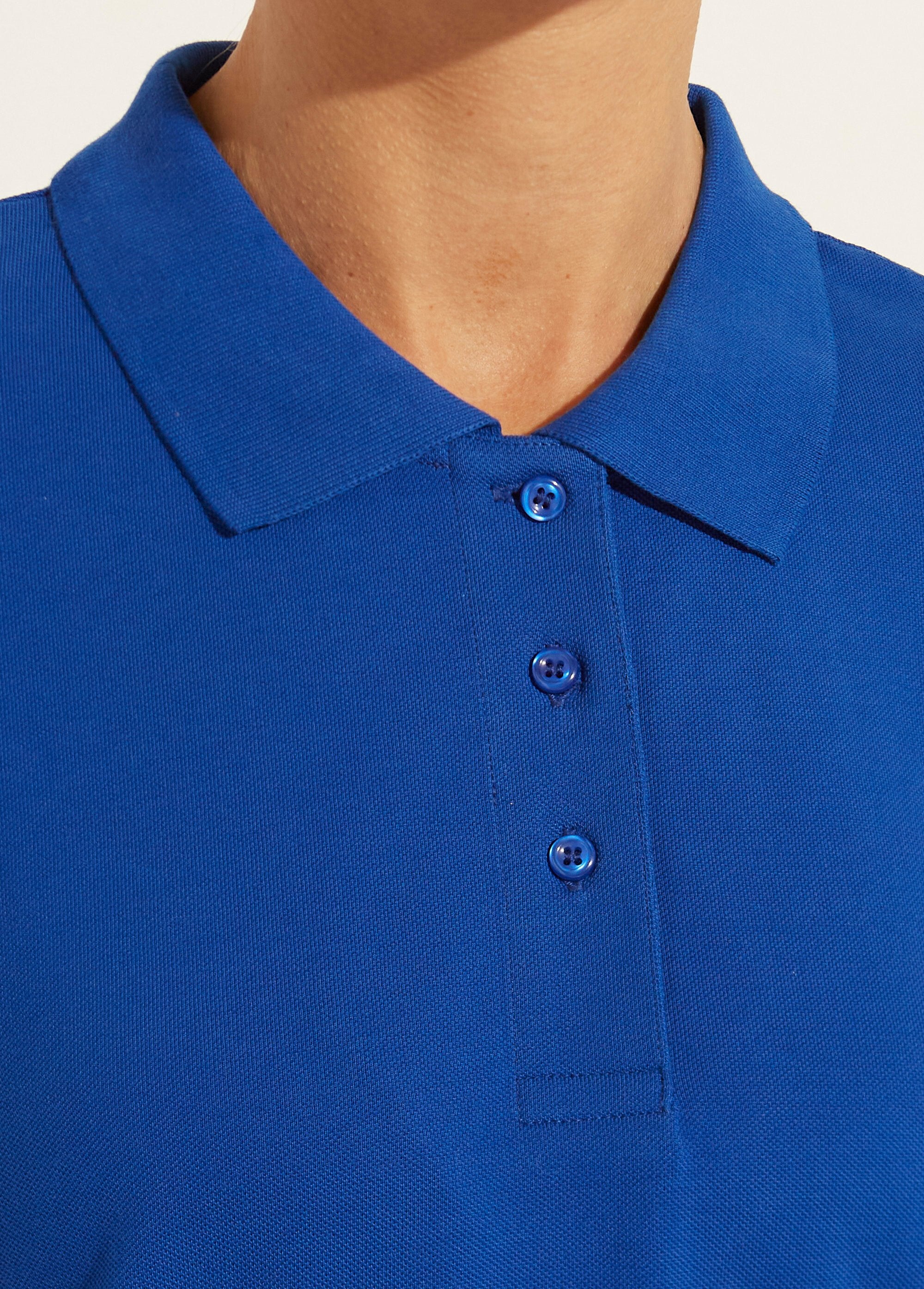 T-shirt_maille_piquée_coton_col_polo_Bleu_dur_DE1_slim
