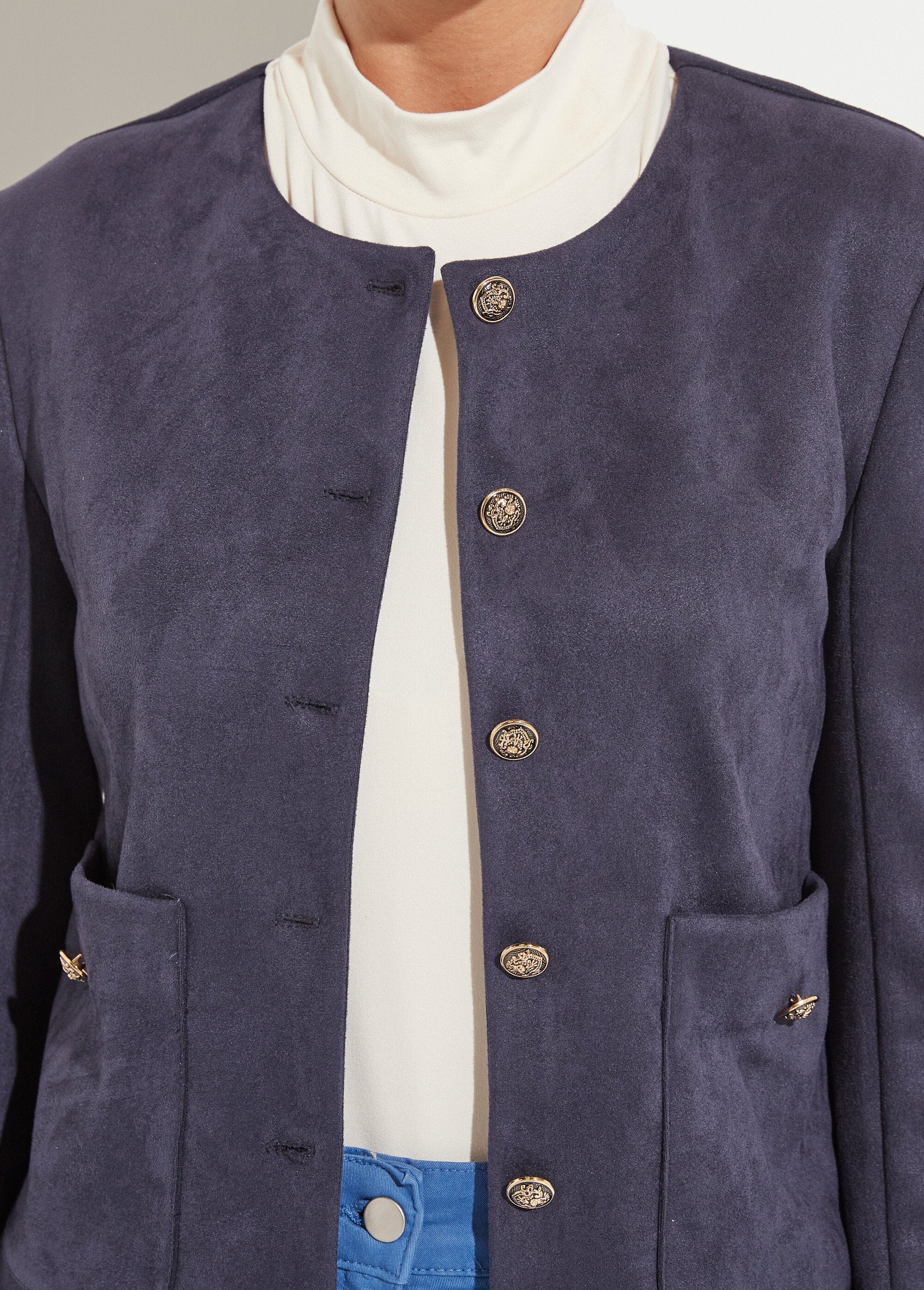 Short_navy_collarless_button-down_jacket_Marine_DE1_slim