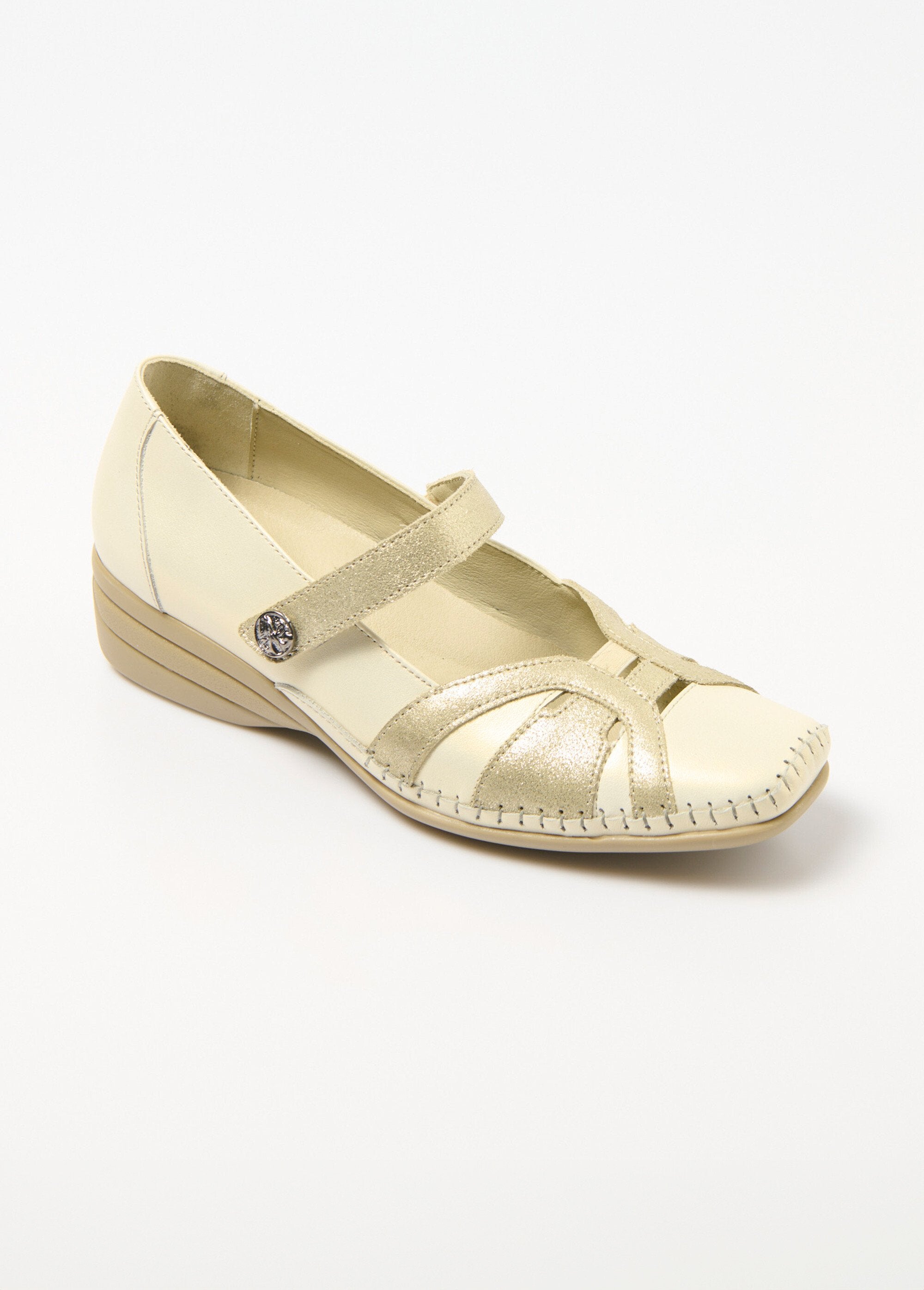 Comfort_wide_leather_ballerinas_with_Velcro_straps_Golden_beige_FA1_slim