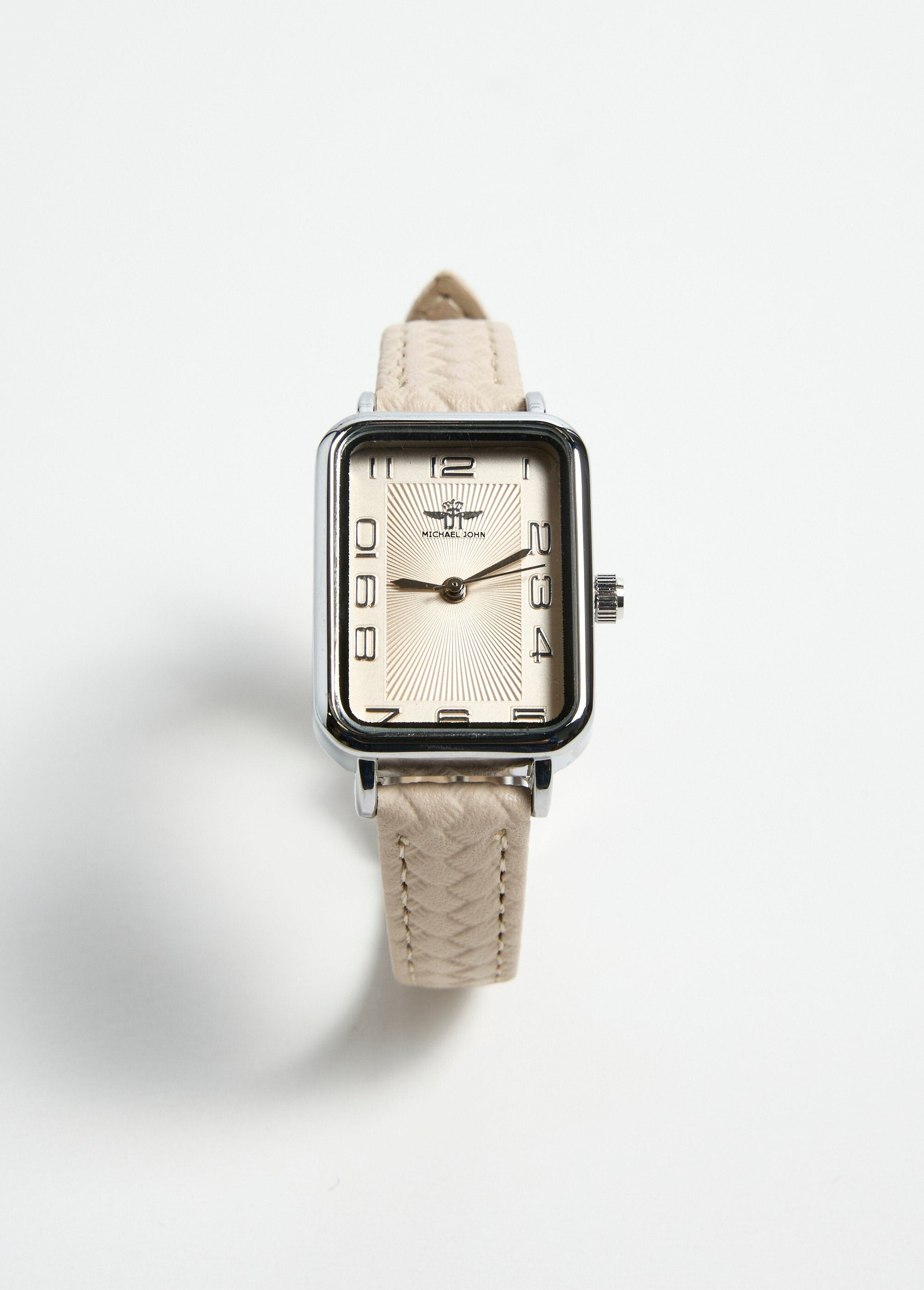 Rectangular_stainless_steel_watch_Beige_FA1_slim