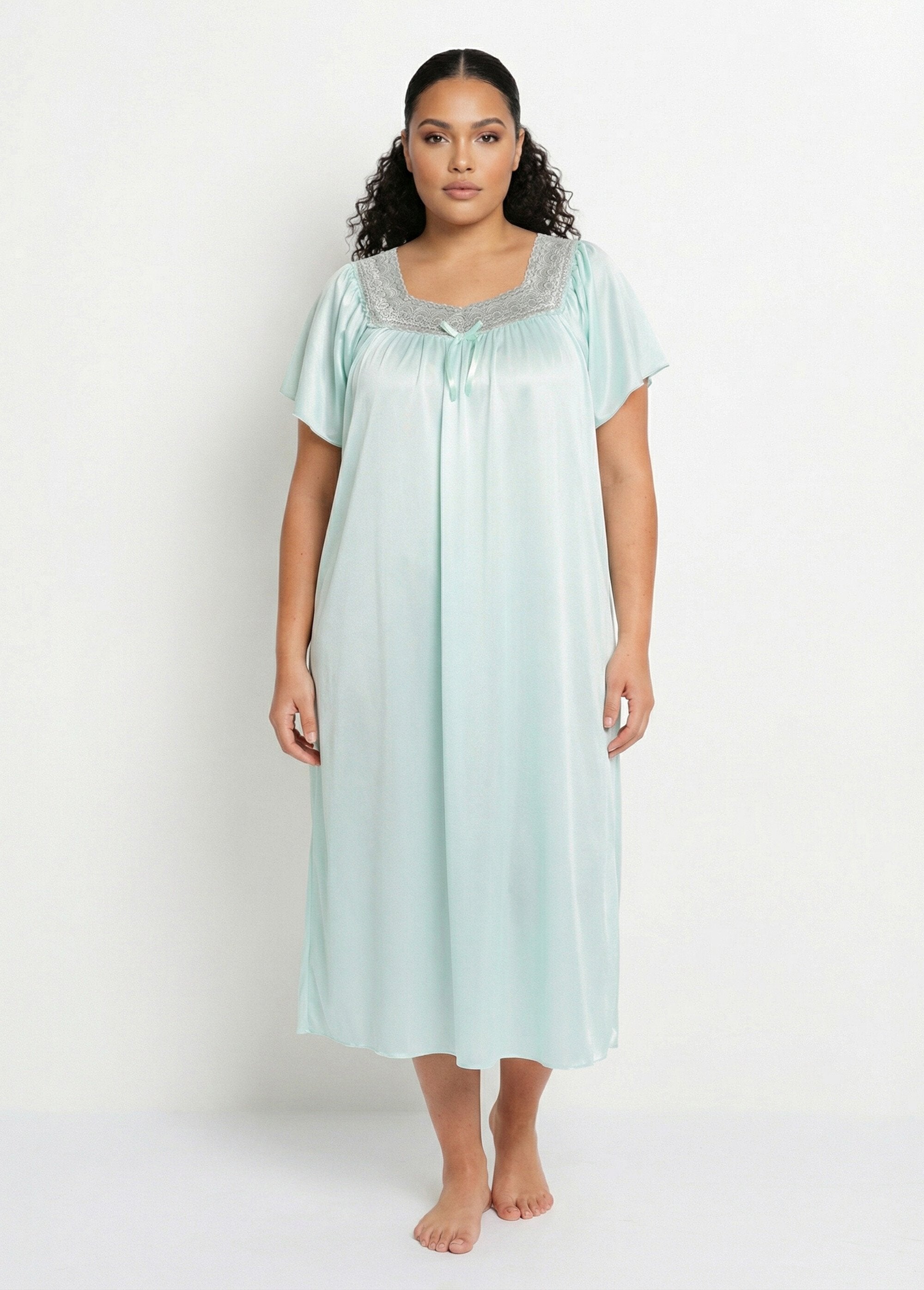 Long_satin_anti-static_lace_nightgown_Mint_FA1_curvy