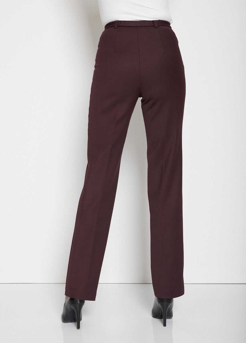 Straight_semi-elasticated_waist_pants_Plum_DO1_slim