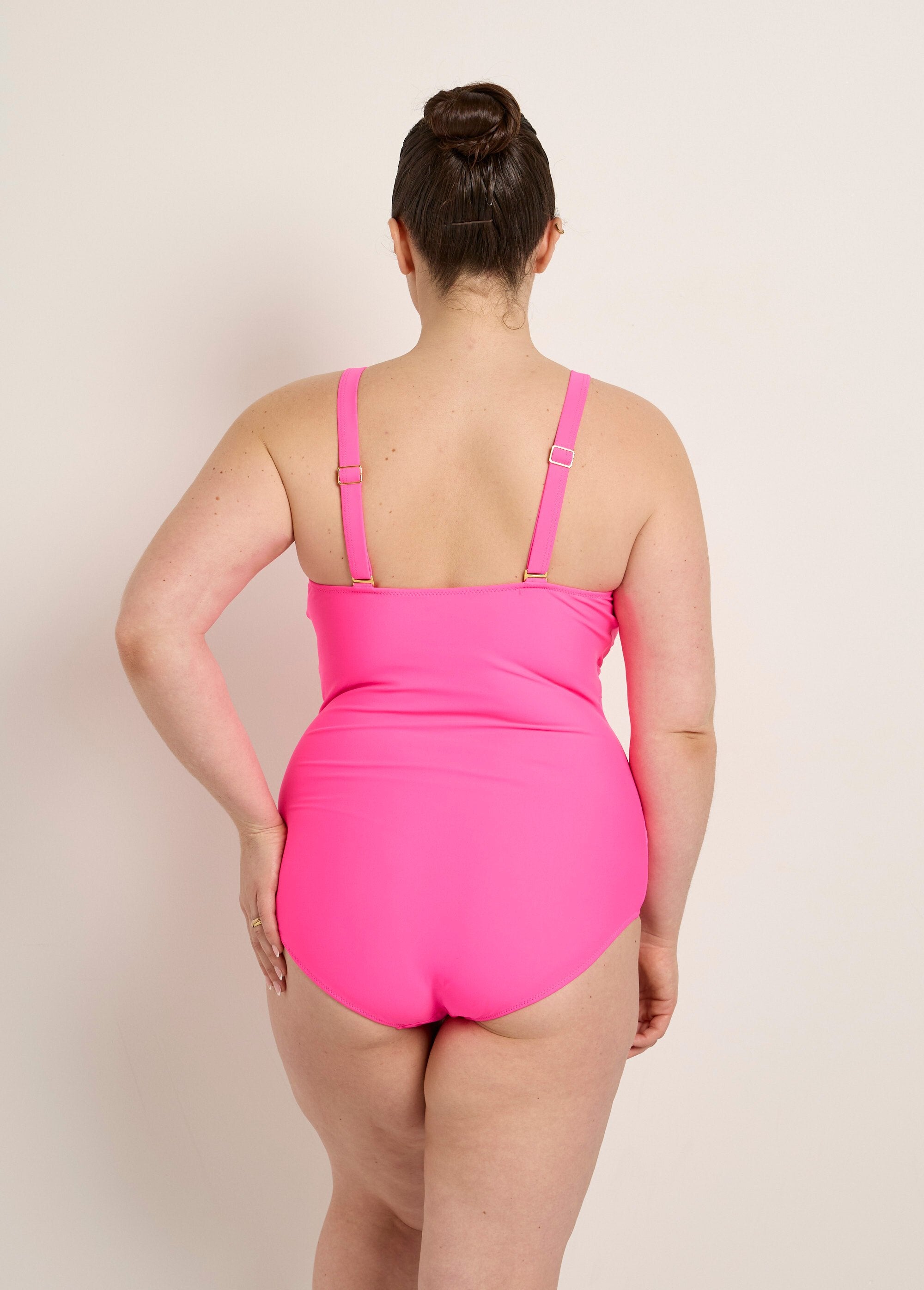 One-piece_swimsuit,_draped_neckline_Fuchsia_DO1_curvy