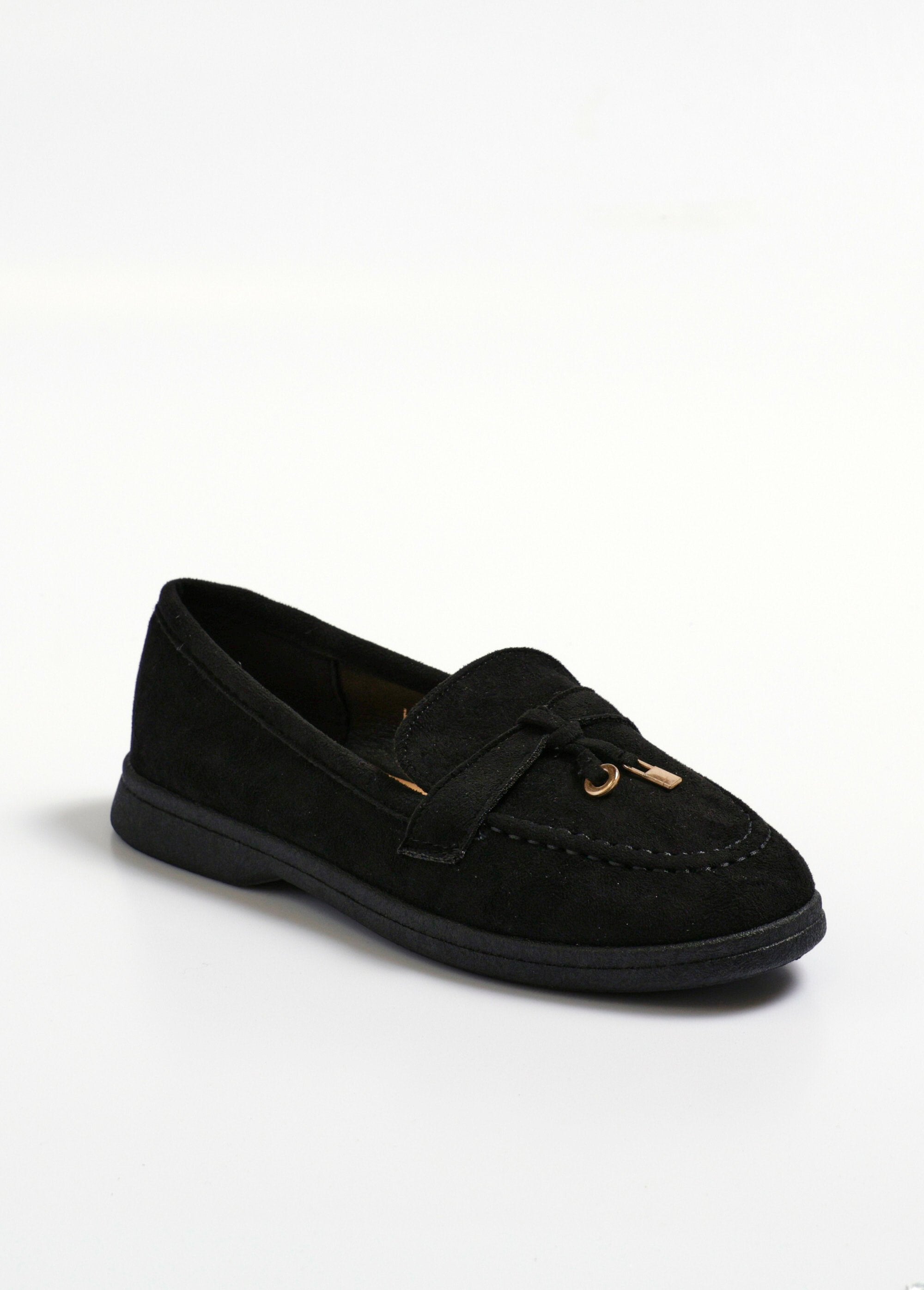 Comfortable_suede_loafers_Black_FA1_slim