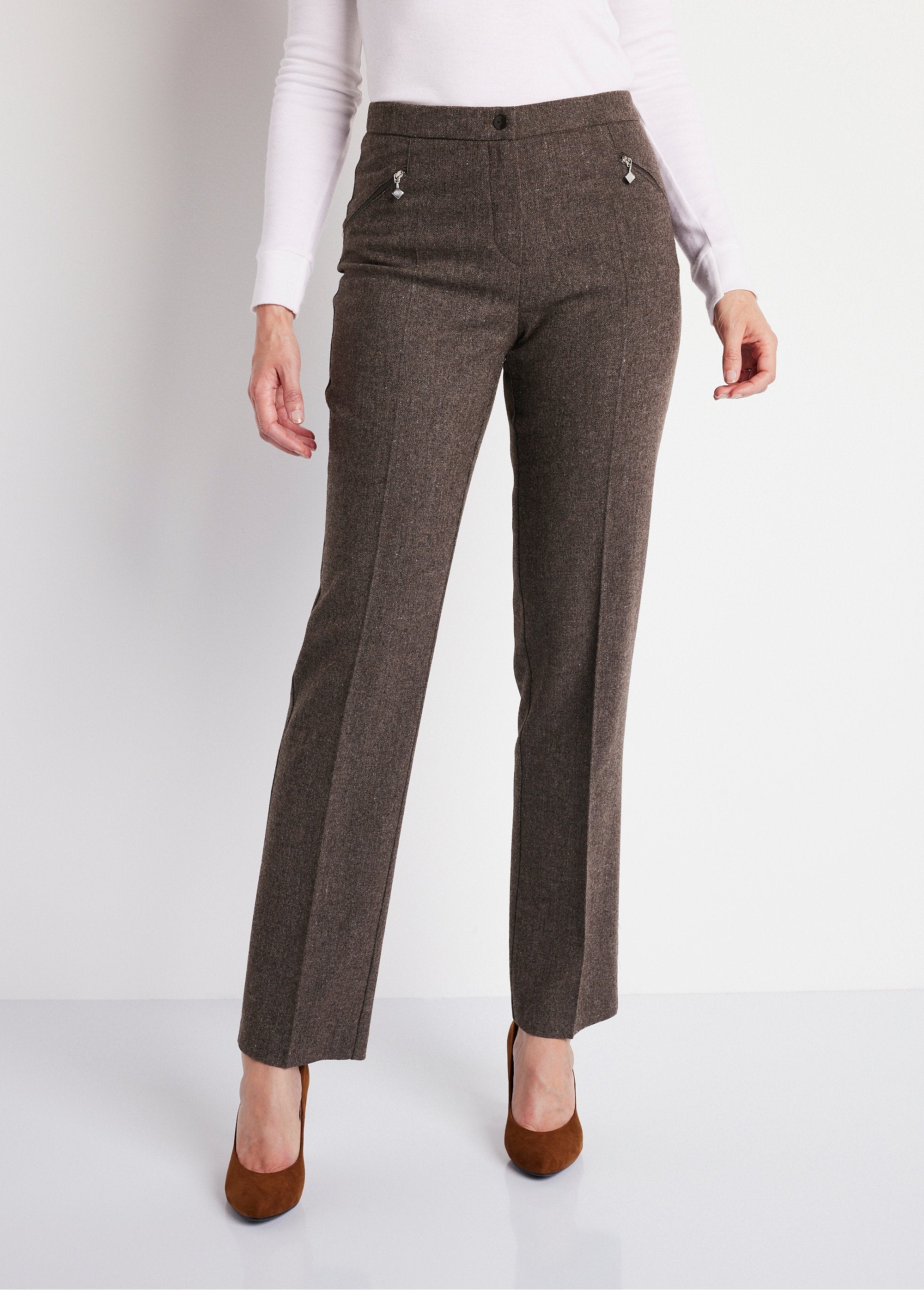 Straight_herringbone_or_heather_pants_with_70_cm_inseam_Brown_China_FA1_slim