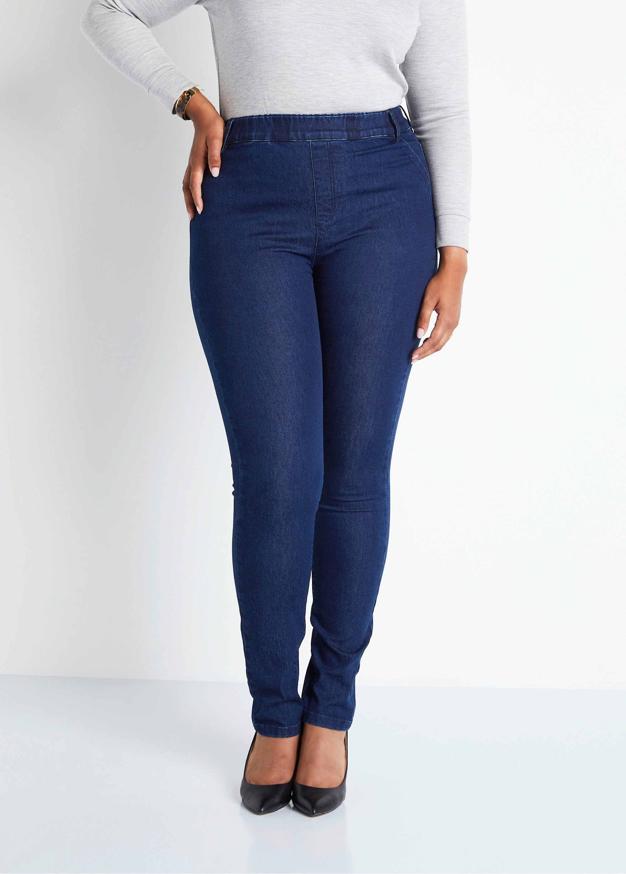 Flat_stomach_stretch_denim_jegging_pants_Blue_FA1_curvy