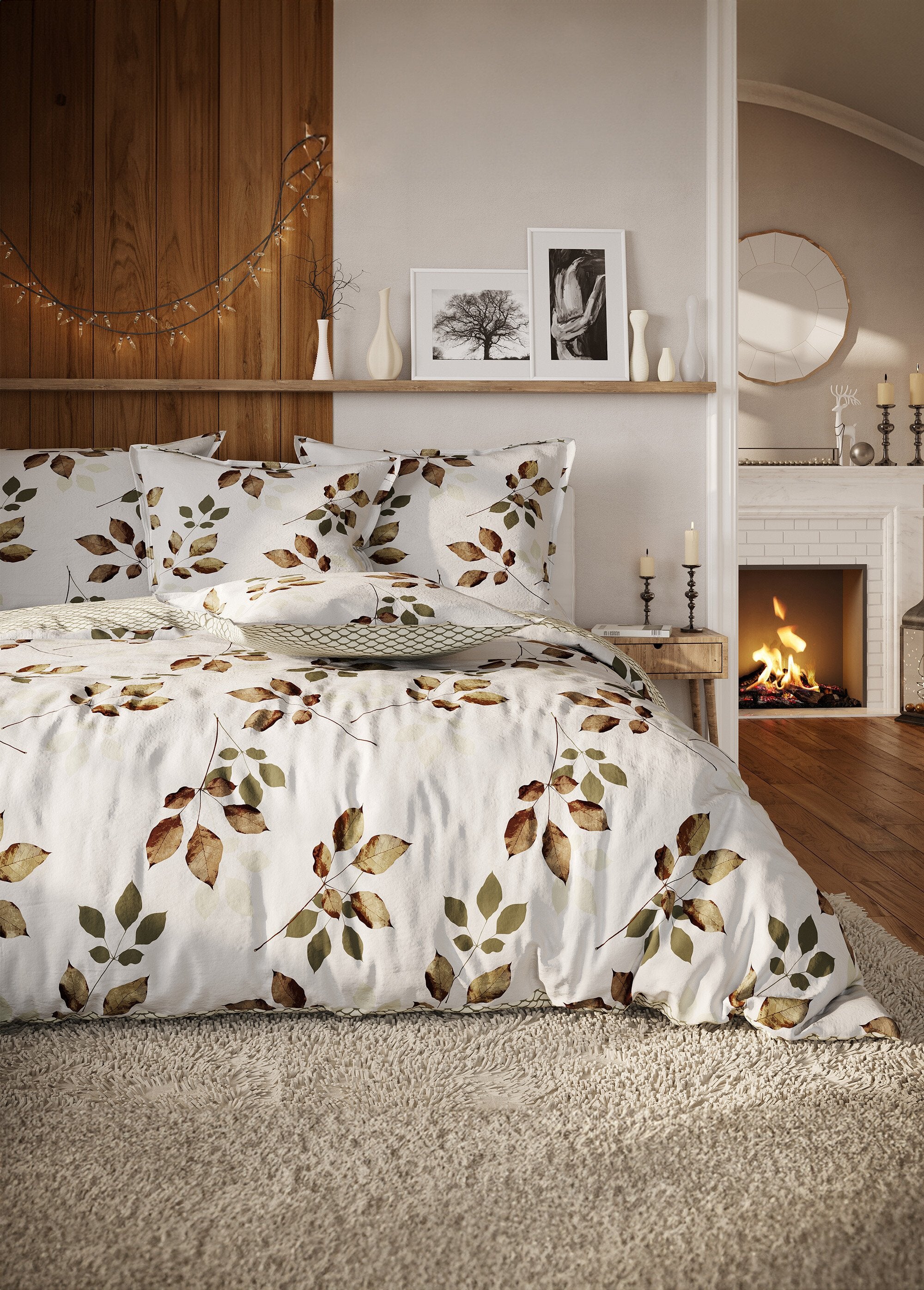 4-Piece_Flannel_Bedding_Set_with_Flat_Sheet,_Autumn_Beige_print_FA1_slim