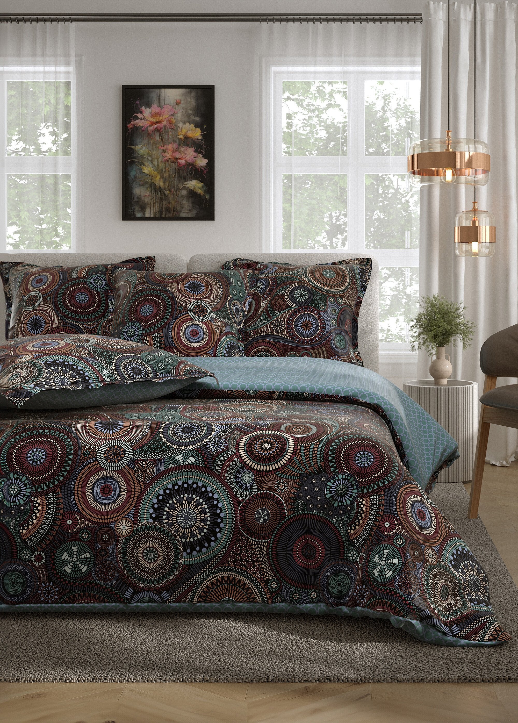 3-piece_percale_bedding_set_with_duvet_cover,_rosettes_Blue_print_FA1_slim