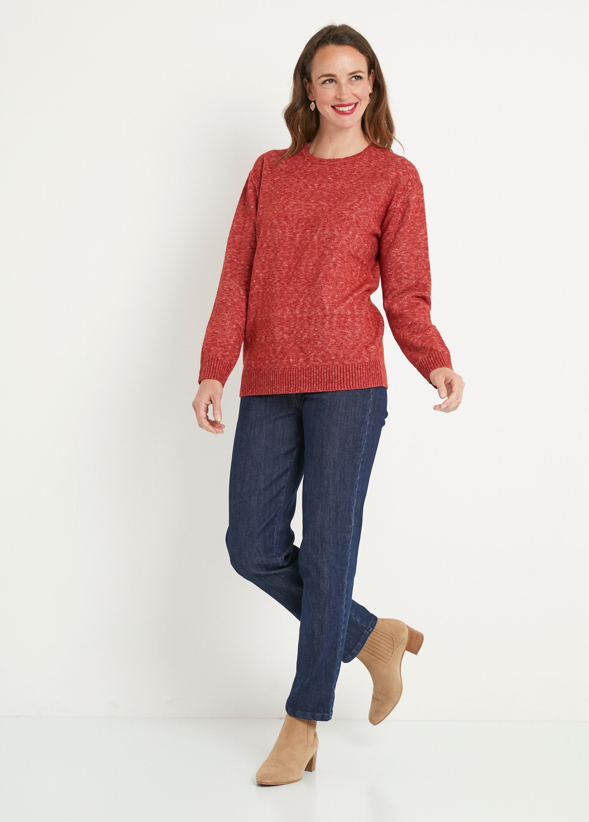 Round-neck_mottled_sweater_with_wool_Brick_SF1_slim