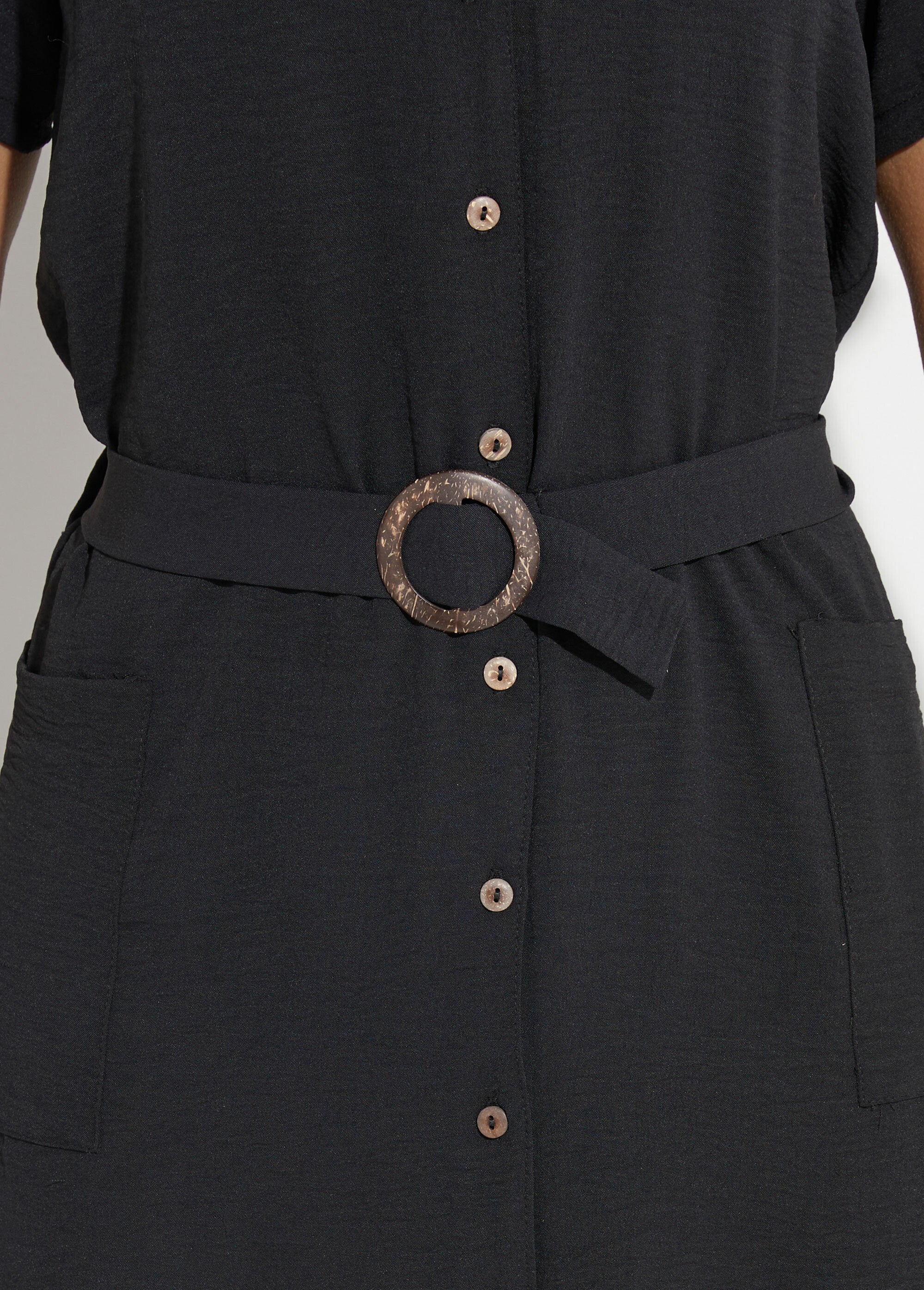 Robe_chemisier_en_crêpe,_style_ethnique_Noir_DE2_slim