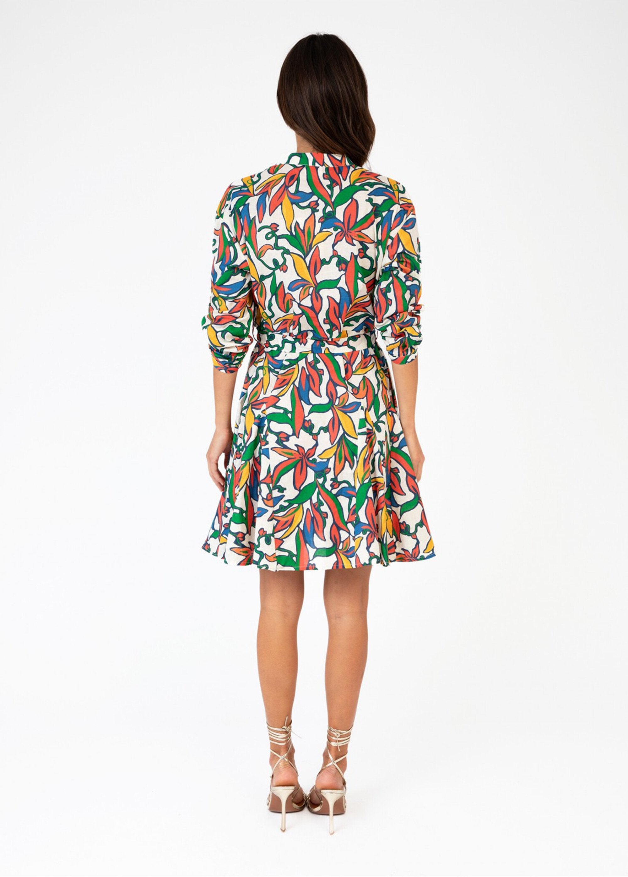 Short_colorful_print_dress_with_belt_Ecru_print_DO1_slim