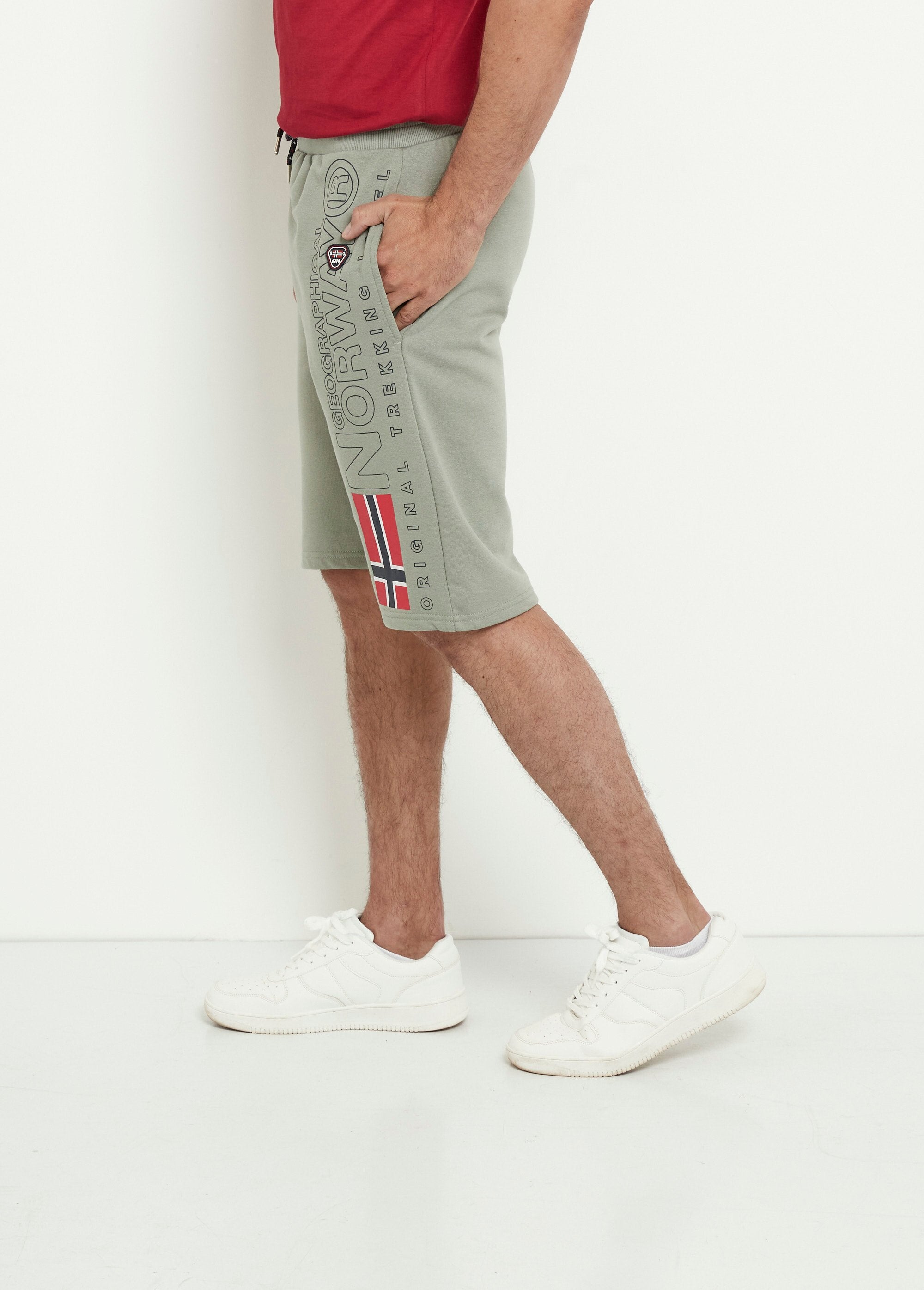 Short_long_en_molleton_ceinture_élastiquée_Olive_DR1_slim