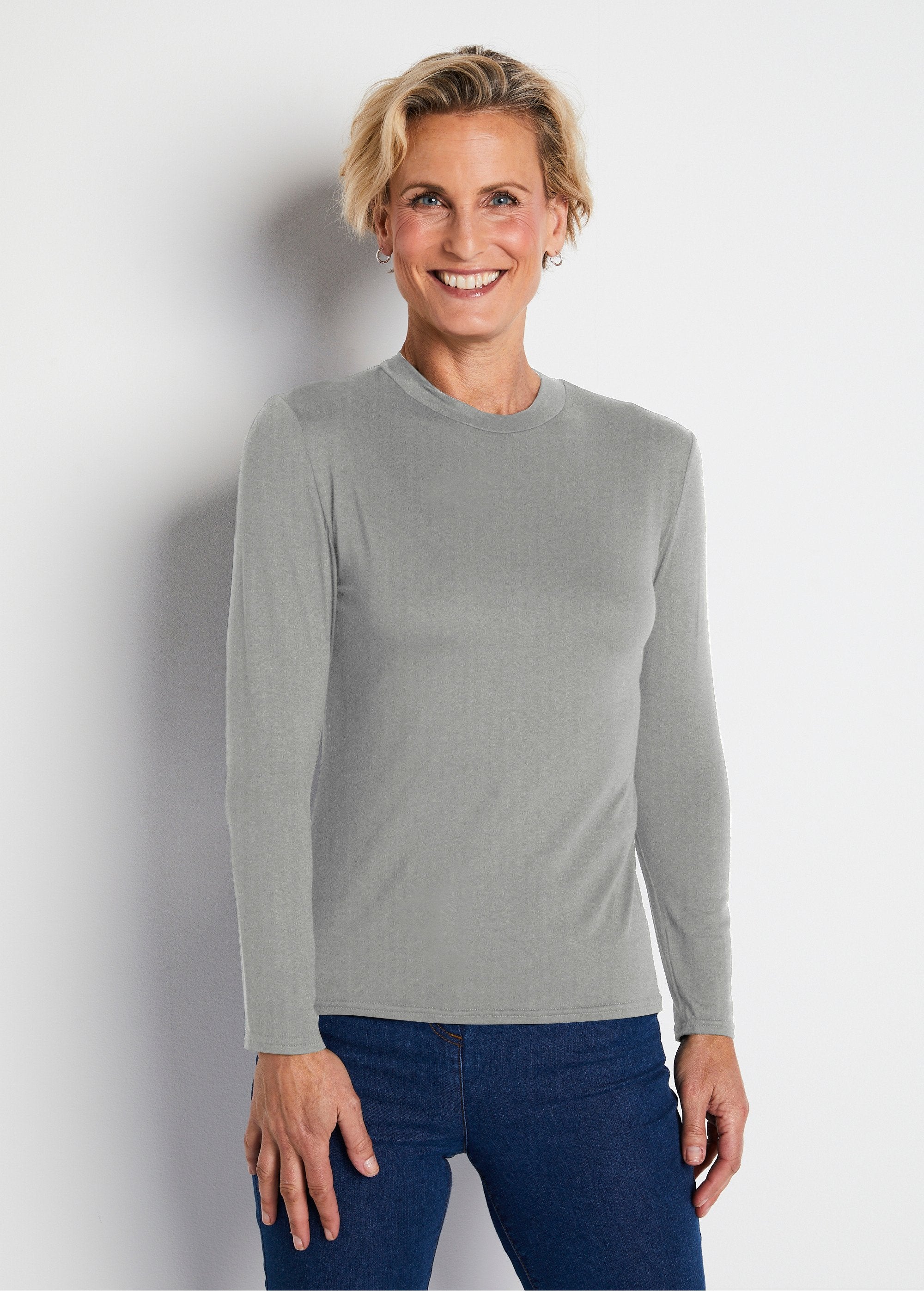 High-neck_stretch_undershirt_Heather_gray_FA1_slim