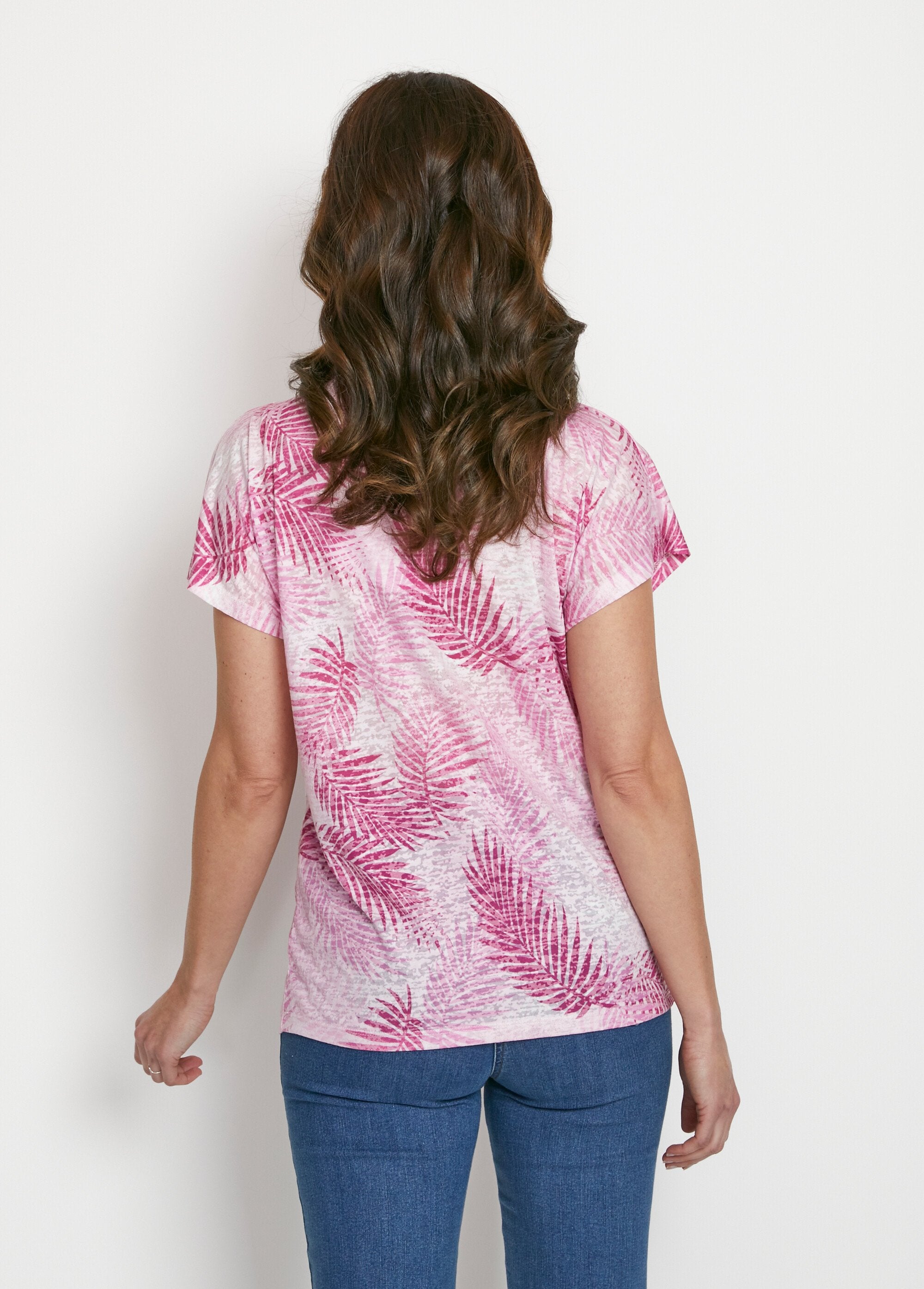 Short_printed_devoré_knit_t-shirt_Pink_DO1_slim